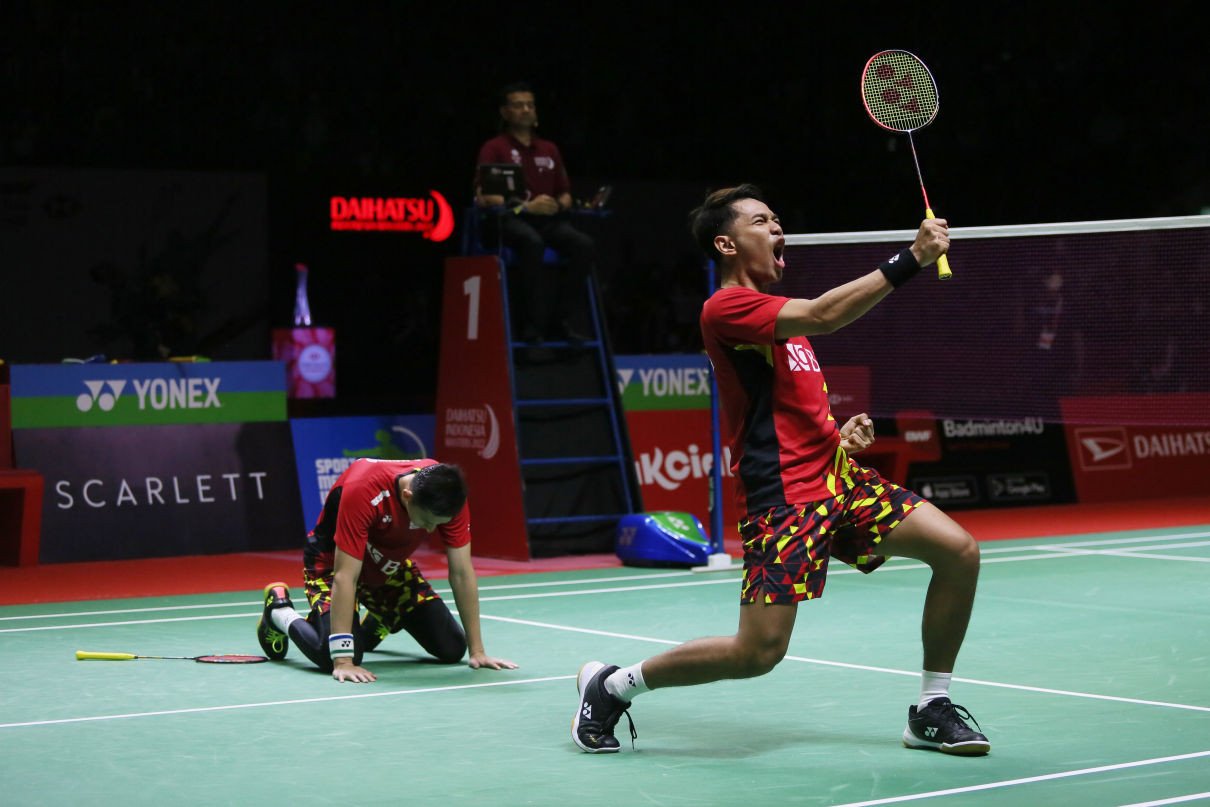 Kalahkan Tuan Rumah, FajRI Melenggang ke Semifinal Malaysia Masters 2022