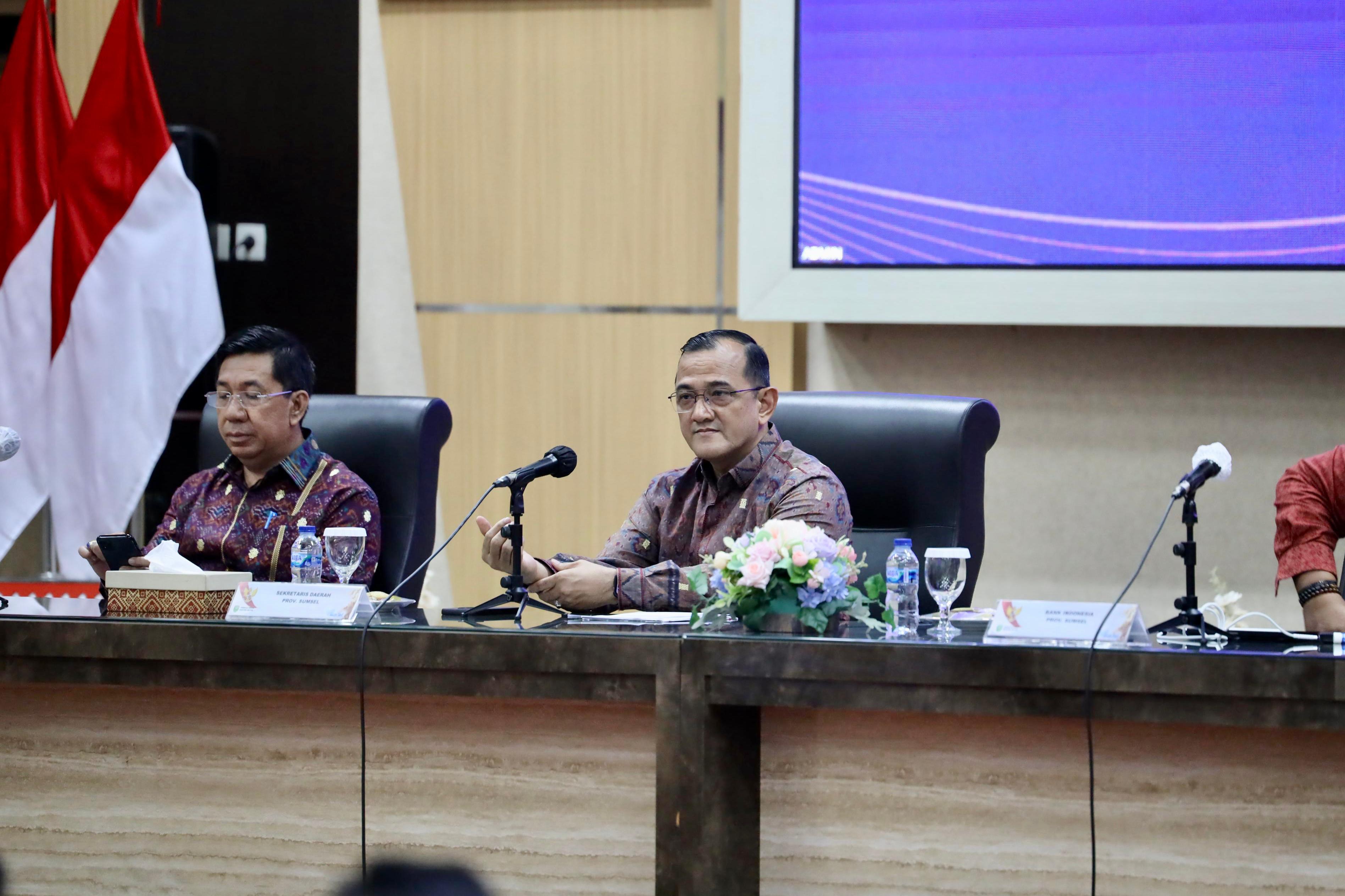 Sekda Edward Candra Buka Rakor dan Capacity Building TPID se-Sumsel, Rumuskan Strategi Pengendalian Inflasi