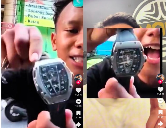 JACKPOT, Bocah Diduga Dapat Jam Tangan Richard Mille Belasan Miliar Rupiah Usai Jarah Rumah Ahmad Sahroni