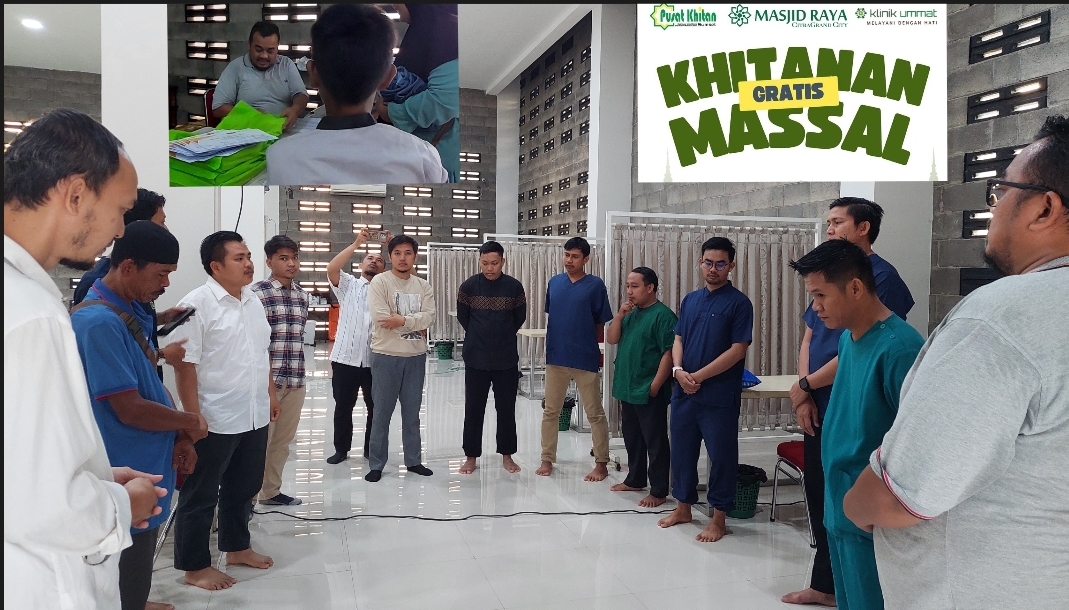 Gratis!, Khitanan Massal di Masjid Raya CitraGrand City Palembang