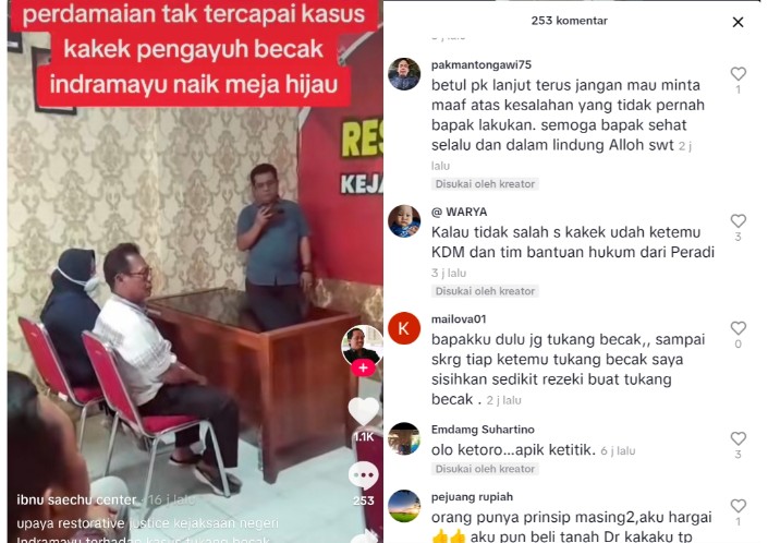 Mediasi Kakek Karnadi Indramayu Dituduh Menganiaya Kandas, Pelapor Kini Banjir Hujatan Warganet