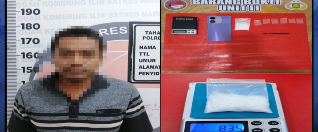 Sempat Berupaya Melarikan Diri, Terduga Pengedar Sabu di OKI Berhasil Diamankan Polisi