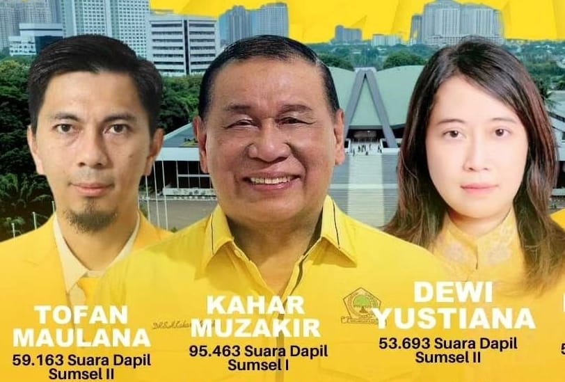 Melenggang ke Senayan untuk Kelima Kalinya, Kahar Muzakir Bawa 2 Kursi DPR RI di Pemilu 2024