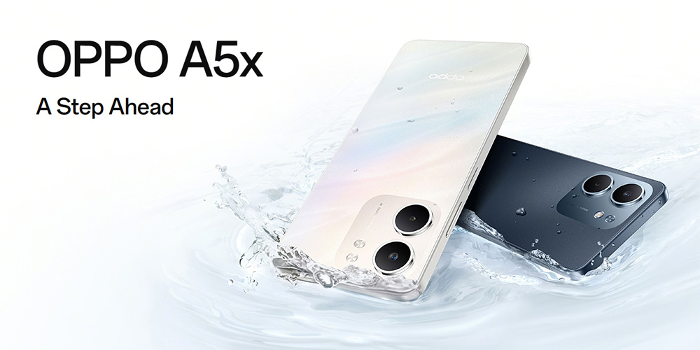 OPPO A5x, HP Sejutaan Hadirkan Fitur Tangguh dan Memori Lega