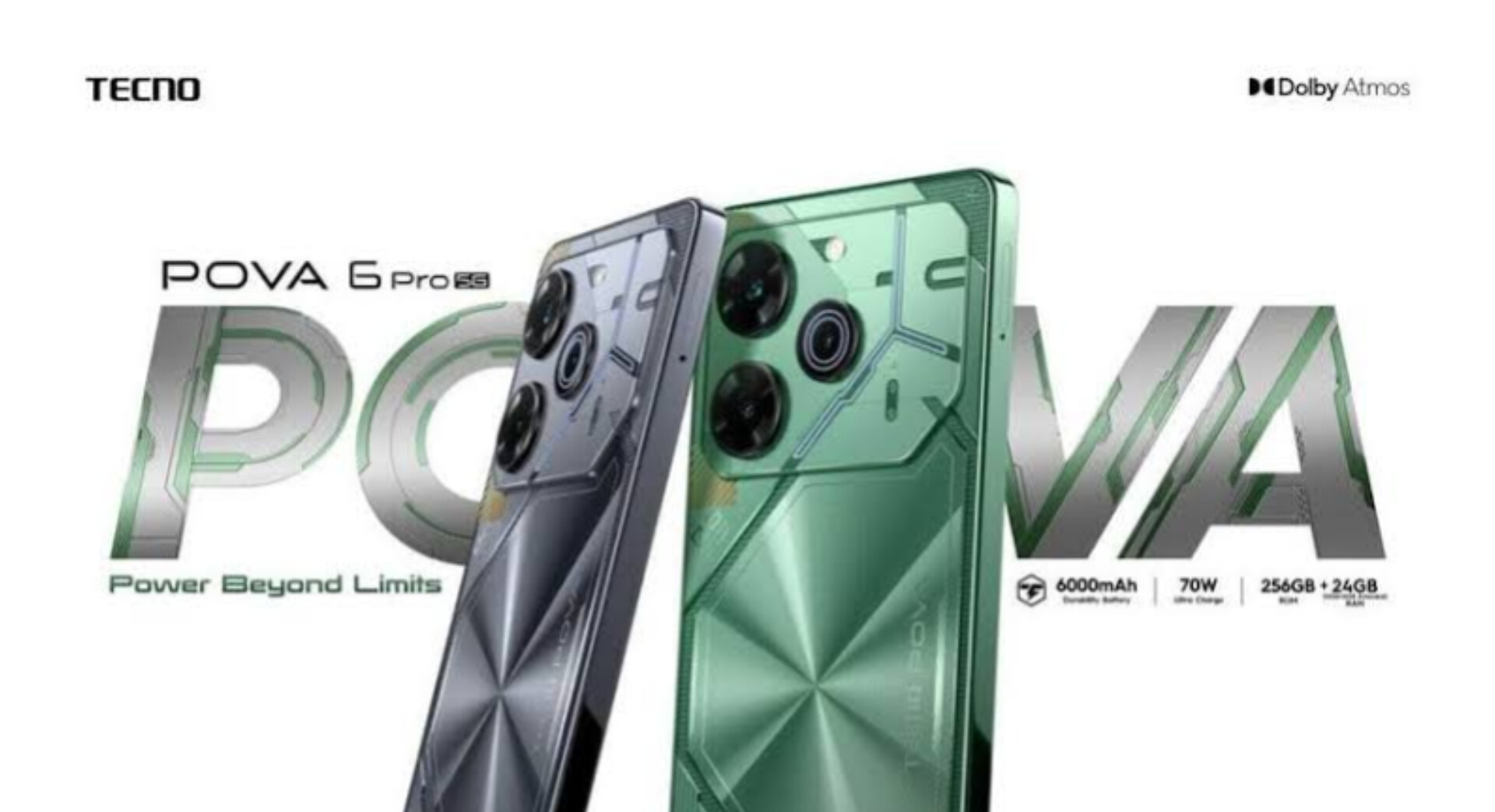 Tecno Pova 6 5G Dirancang dengan Tampilan Layar AMOLED Dibalut Fitur High Frequency Dimming