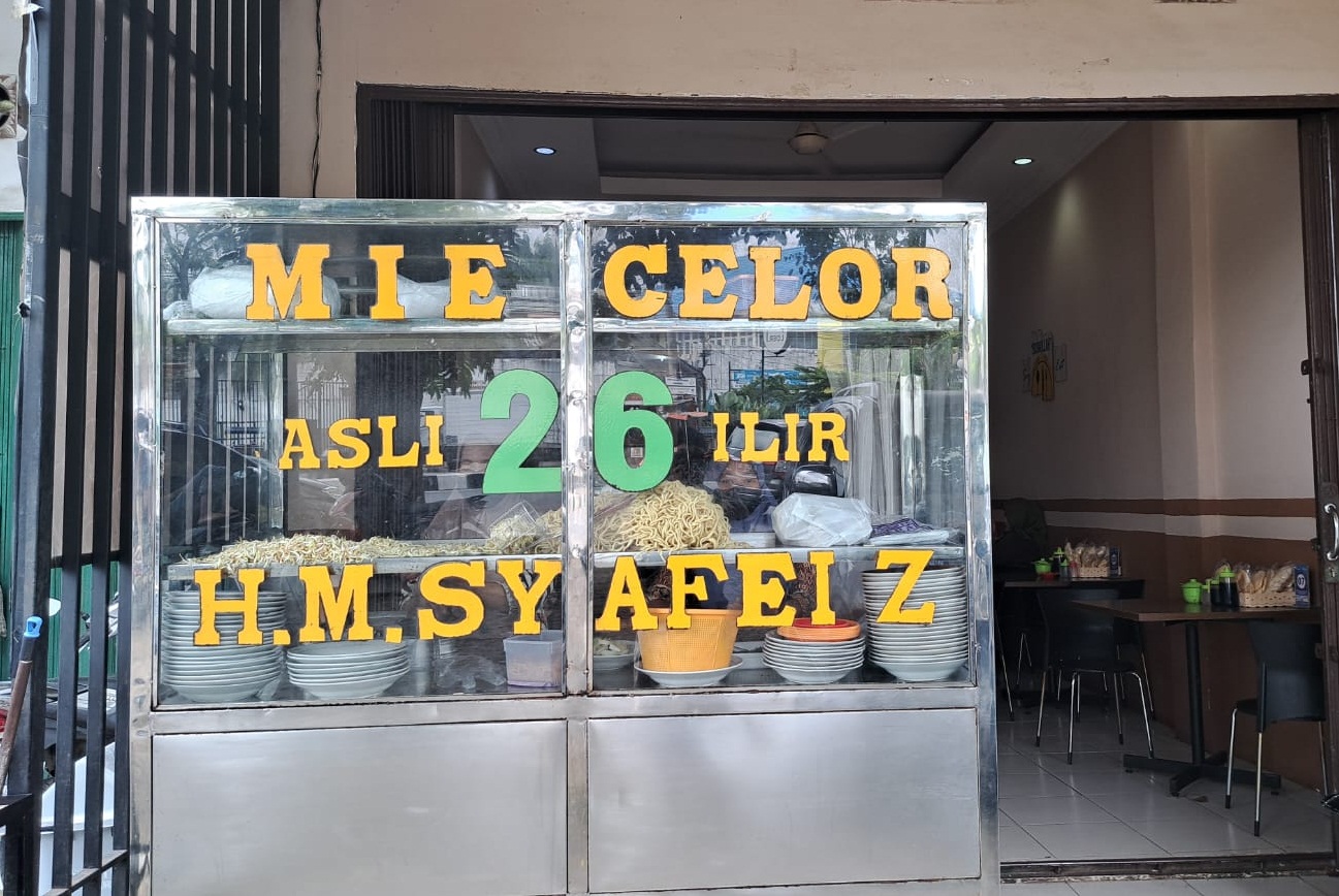 Kedai Mie Celor Asli 26 Ilir, Sudah Berdiri Sejak Tahun 1970 