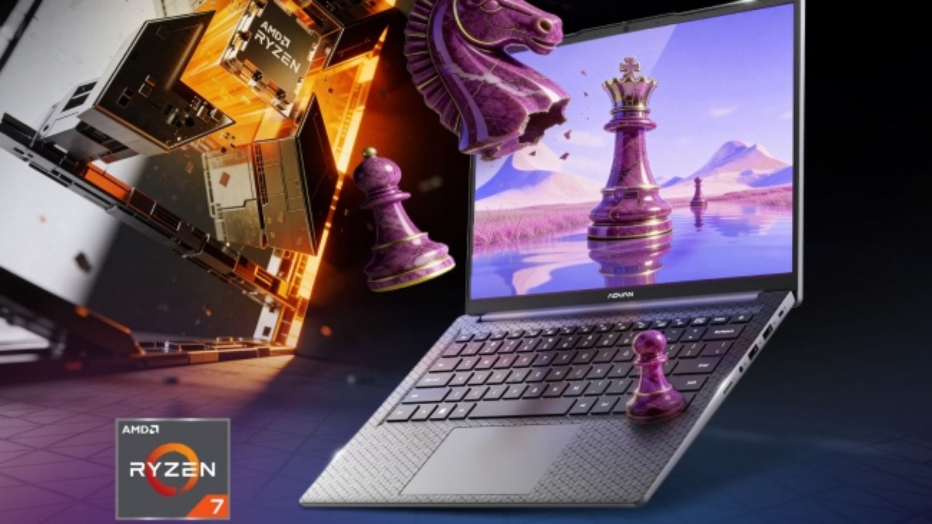 Advan Workplus AI, Laptop Rp 8 Jutaan Berbasis Ryzen 7 dan Dual Cooling Fan untuk Kerja Panjang