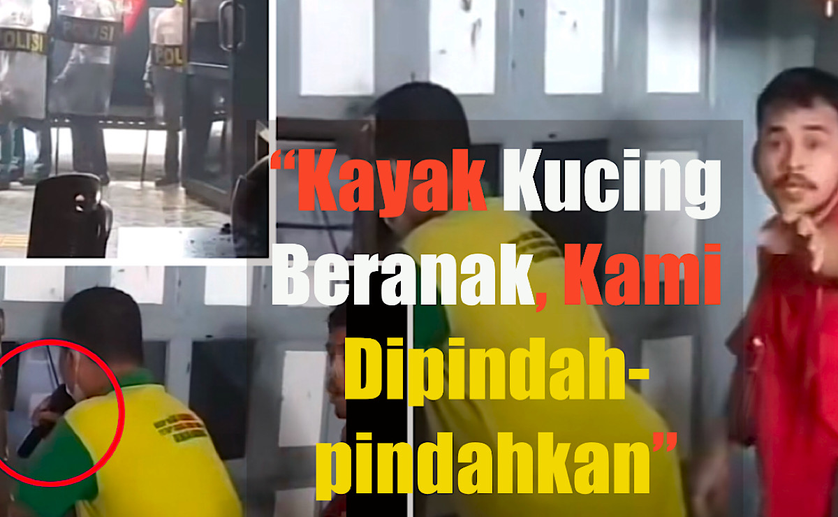 Beredar Video Napi Lapas Muara Beliti Pegang Mic Sampaikan Tuntutan Supaya Bisa Nyaman di Penjara