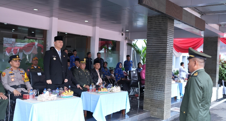 Pj Bupati Muara Enim Ajak Seluruh Komponen Bangsa Semangat Bela Negara pada Peringatan Hari Bela Negara ke-76