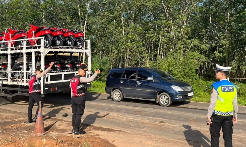 Arus Lalu Lintas Jalintim-Musi Landas Padat, Polda Sumsel Lakukan Penguraian