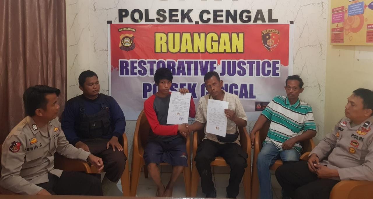 Pelaku Pencurian Getah Karet di Cengal OKI Berakhir Restorative Justice