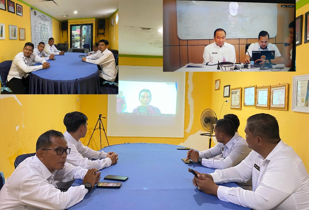 Lapas Narkotika Muara Beliti Perkuat Reformasi Birokrasi, Ikuti Zoom Meeting Strategis RKT 2025