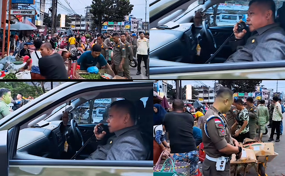 Pakai Toa Pedagang Pasar Lemabang diimbau Jangan Pakai Badan Jalan, Netizen Ramai Bikin Pengaduan