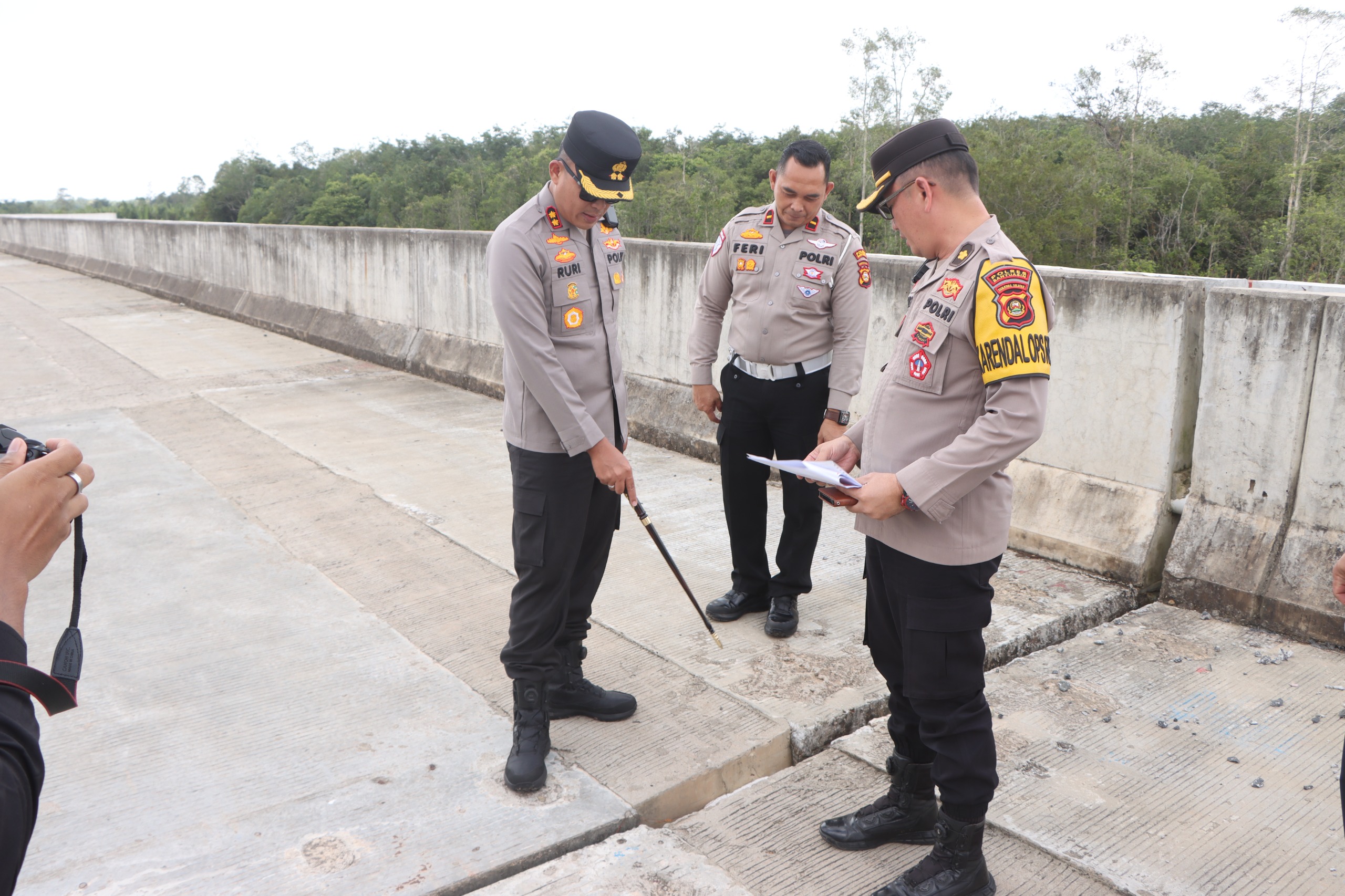 Layak Atau Tidak untuk Jalur Alternatif Mudik Lebaran 2025, Polres Banyuasin Cek Tol Palembang-Betung