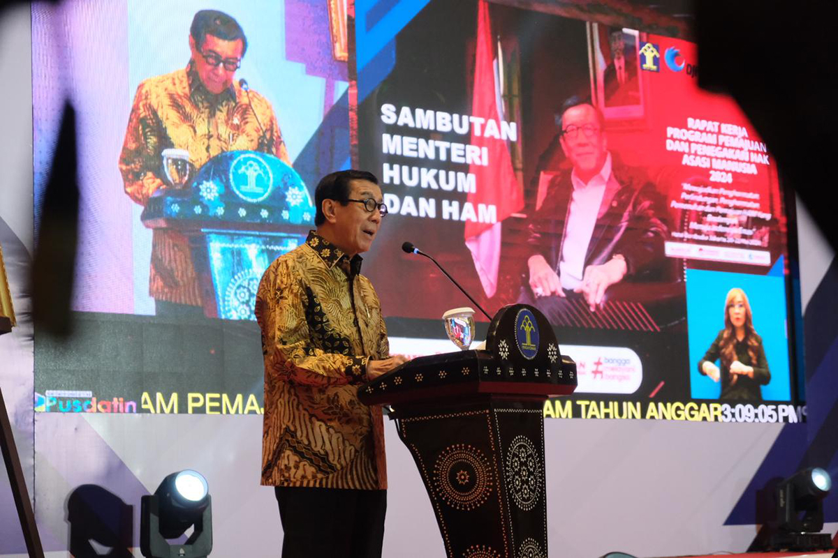 Menkumham Yasonna Laoly Buka Raker Ditjen HAM 2024, Ini Pesan yang Disampaikan!