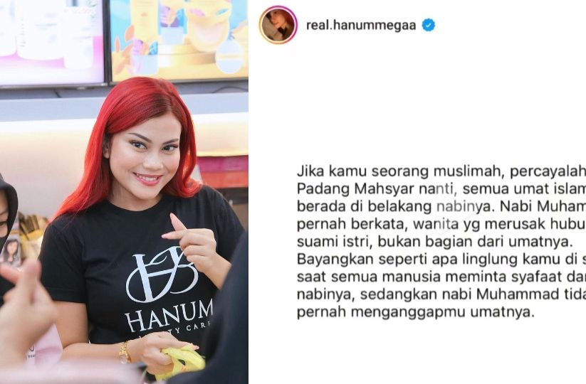 Disebut Belum Move On, Selebgram Hanum Mega Sindir Keras Wanita Selingkuhan Mantan Suami