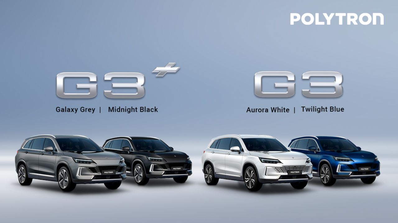 Polytron G3 dan G3+ Hadir Menarik Perhatian Sebagai SUV Listrik Berukuran Medium dengan Ragam Teknologi!
