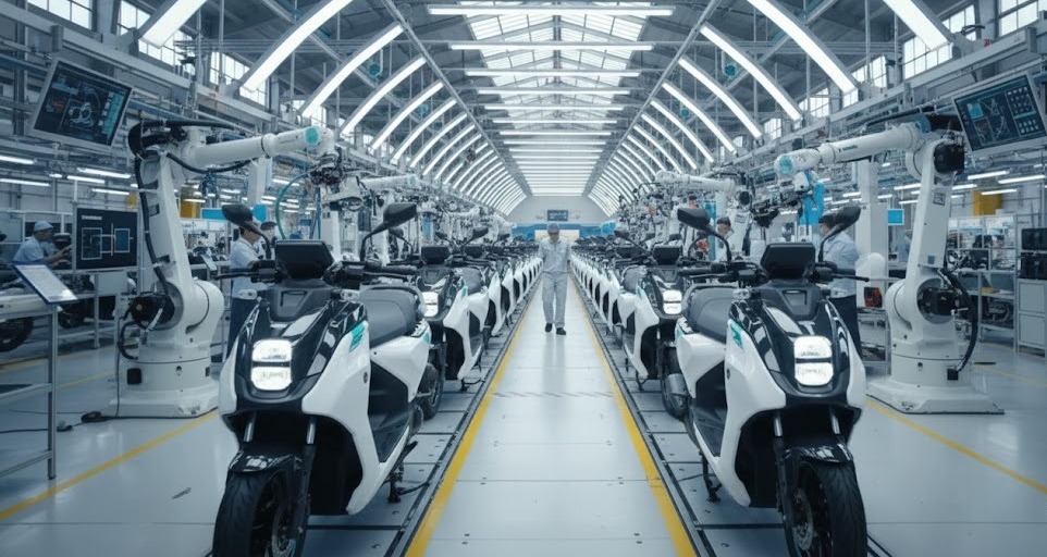 Akhirnya Bukan Konsep Lagi! Yamaha EC-06 Resmi Diproduksi Massal, Jarak Tempuh Panjang dengan Fitur ABS