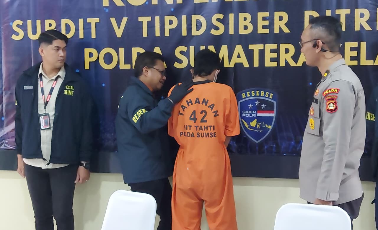 Siber Polda Sumsel Tangkap Pemilik Akun yang Sebarkan Ujaran Kebencian dan Hasut Warga saat Demo