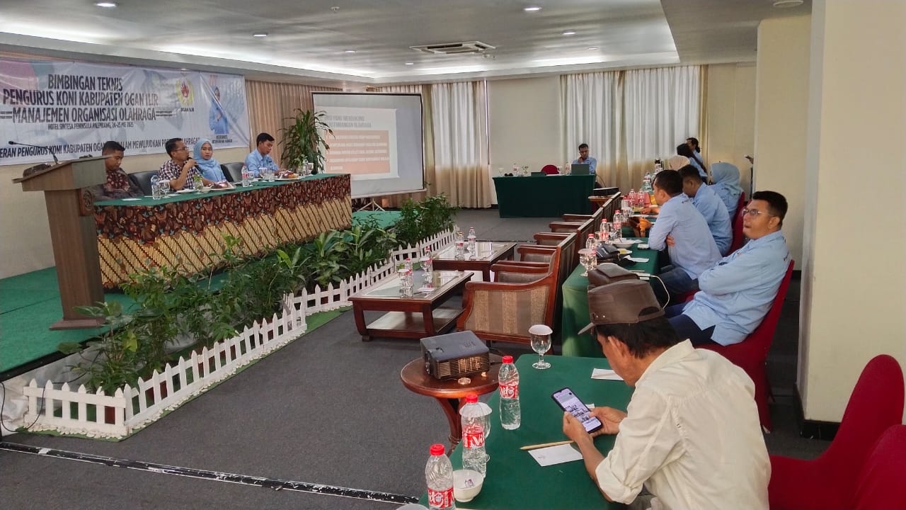 Tingkatkan Wawasan SDM Pengurus, KONI Ogan Ilir Gelar Bimtek Manajemen Organisasi Olahraga