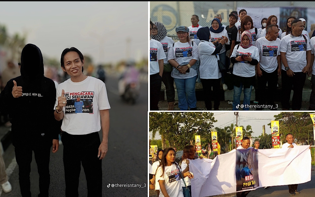 Doa dan Tanda Tangan Pendukung Pegi Setiawan di Jembatan Talun Cirebon, Harapan Pengacara Dapat Hakim Jujur 