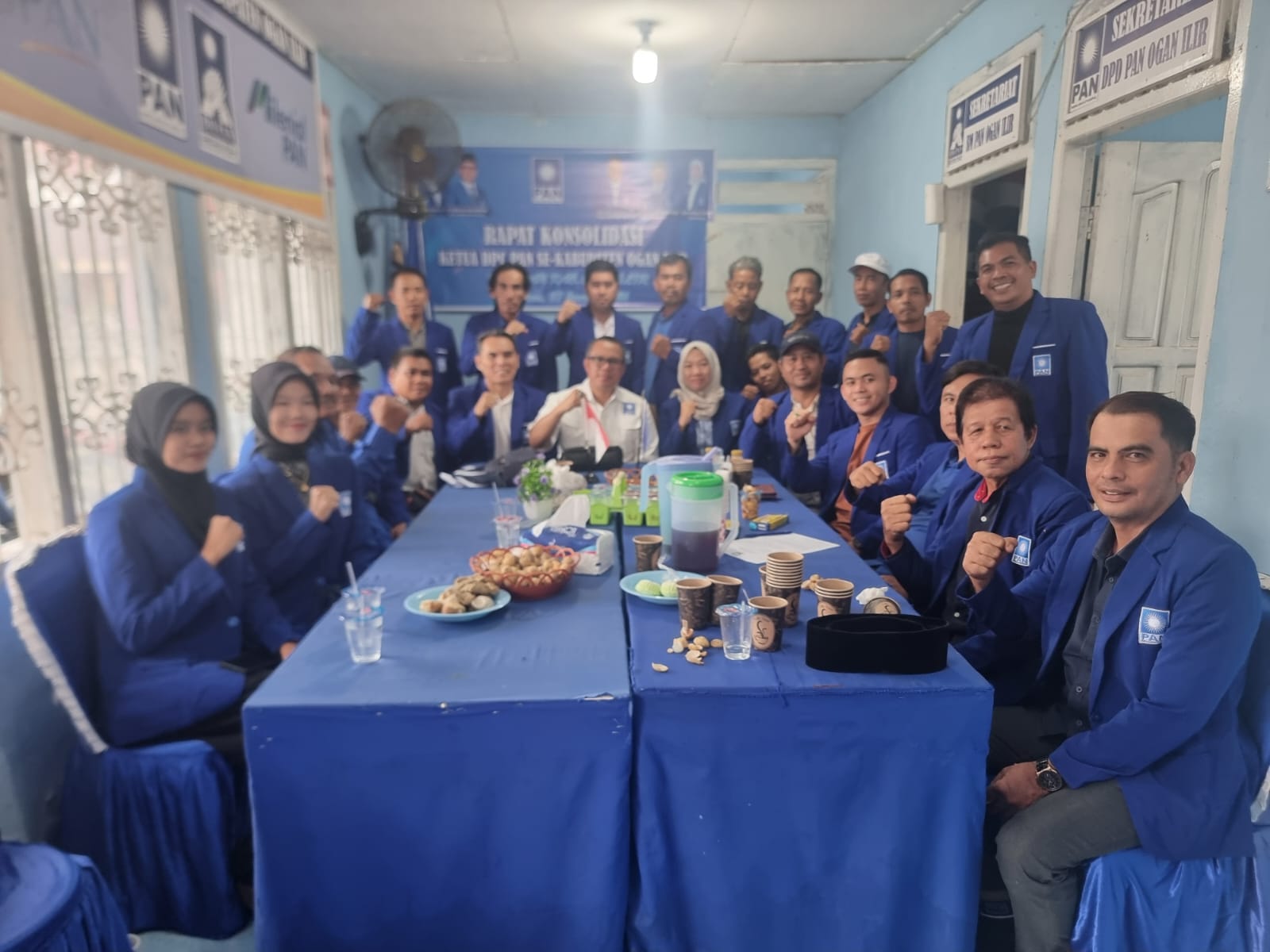 Tatap Pemilu 2029, Ketua DPC PAN se-Ogan Ilir Ikuti Rapat Konsolidasi