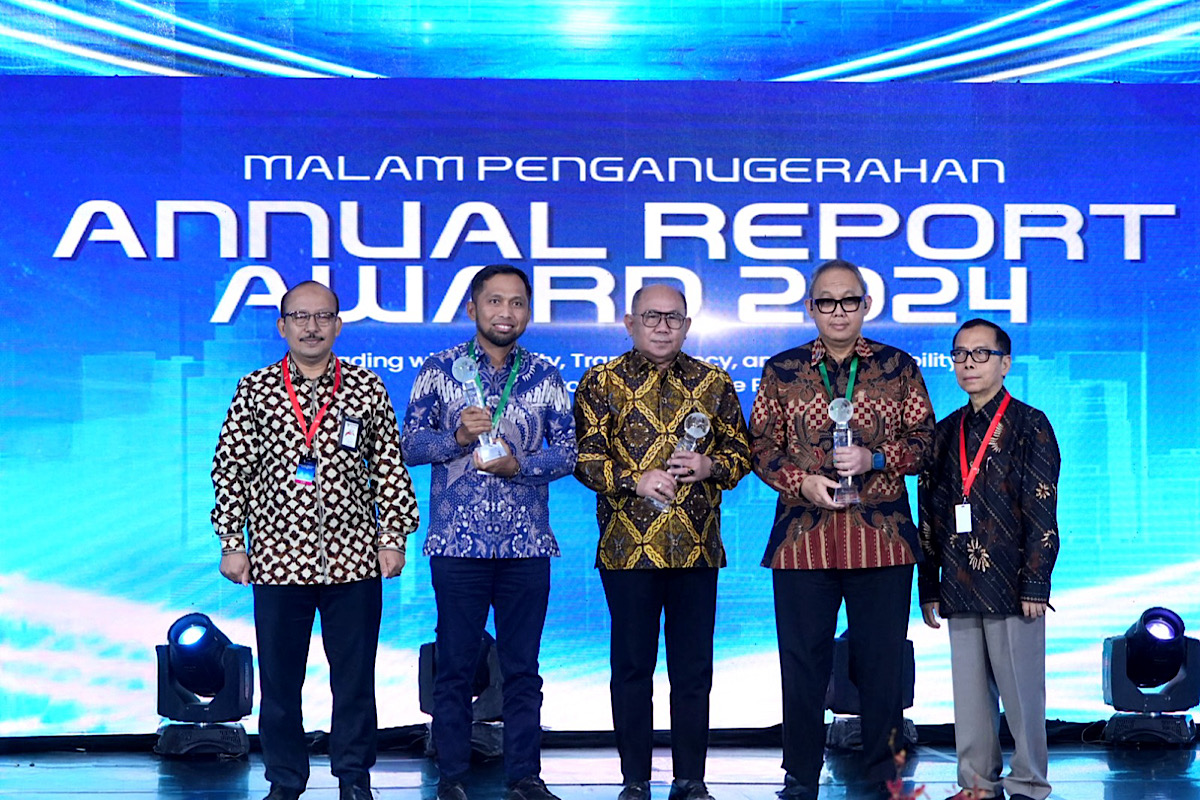 Bukit Asam Raih Juara I Kategori Perusahaan Go Publik Non Keuangan di Annual Report Awards 2024