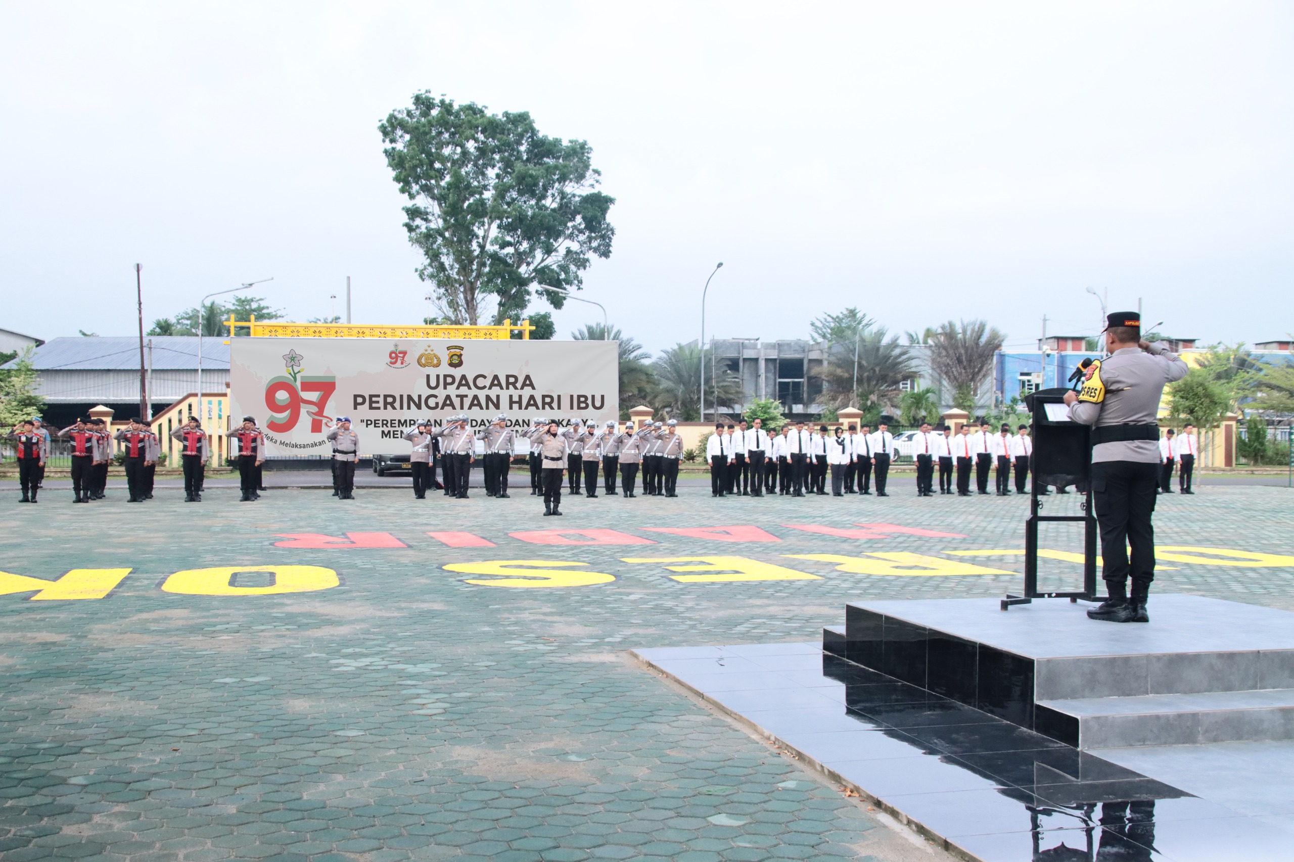 Ini Pesan Kapolres OKI di Upacara Hari Ibu ke-97 