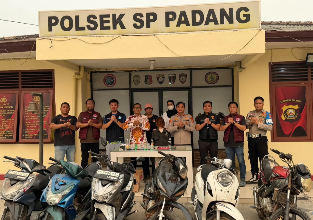 Serdang Menang Diduga Jadi Tempat Peredaran Narkotika Ditertibkan Polres OKI dan BNNK