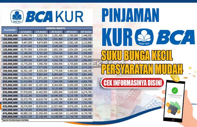 Ini Cara Mudah Ajukan KUR BCA 2024 Plafon Rp30 Juta, Cuma Lengkapi Syarat Ini Pinjaman Auto Cair