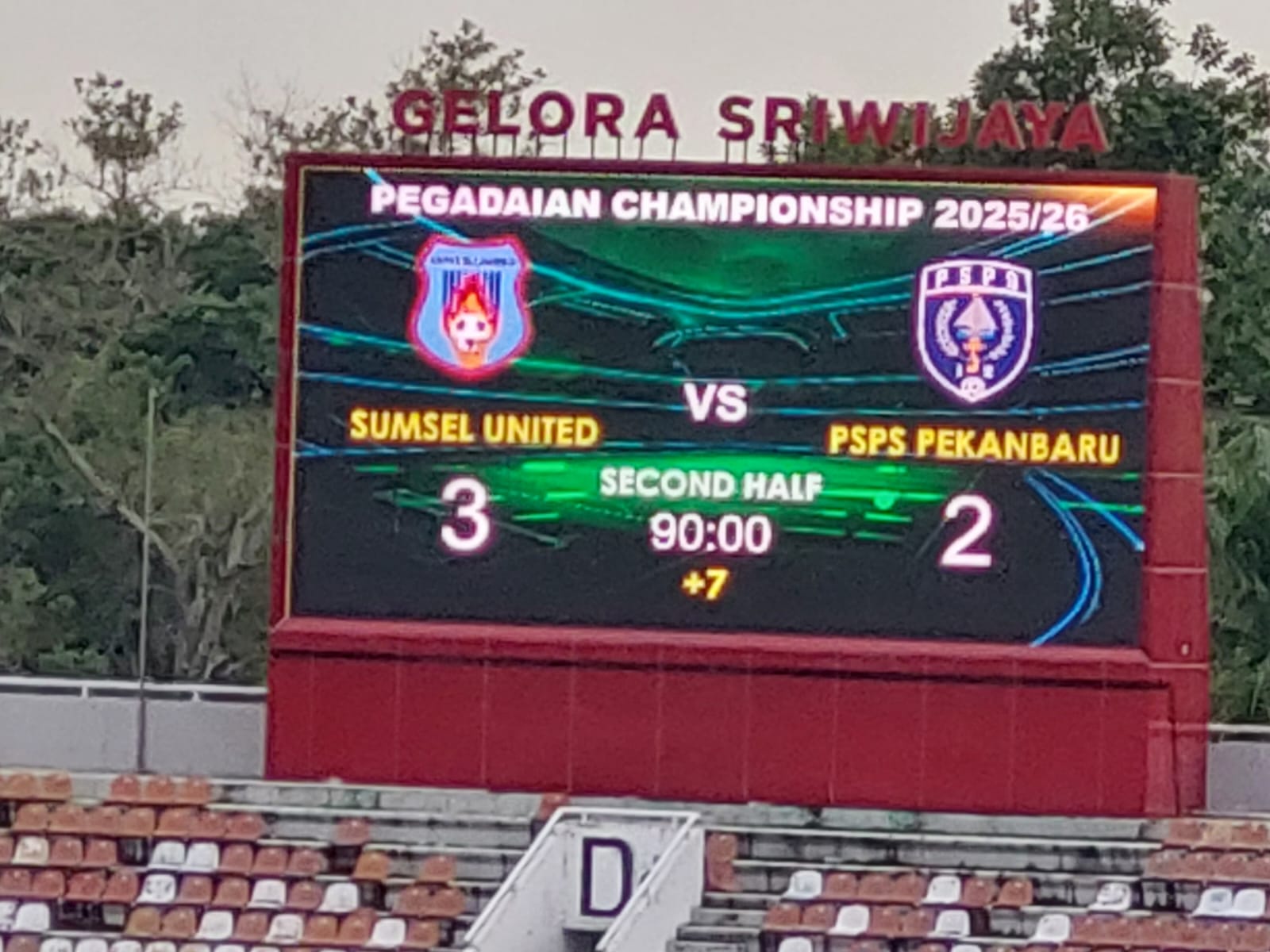 Kartu Merah Tak Hentikan Sumsel United, Comeback Dramatis Hancurkan PSPS Riau