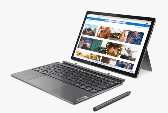 Lenovo IdeaPad Duet 5 12IRU8 4NID, Laptop Layar Sentuh Resolusi 2.5K yang Mendukung Stylus Pen