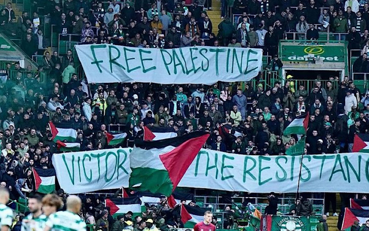 Green Brigade Celtic Tak Pernah Kapok Demi Palestina, Mau Didenda Berapapun Mereka Tak Mendukung Genosida 