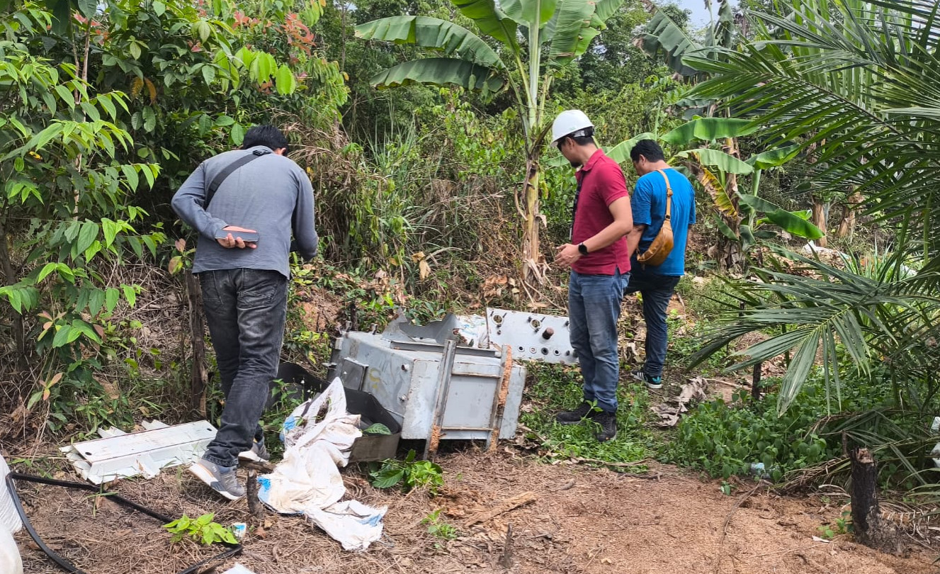 2 Warga Prabumulih Disandera 6 Perampok Bersenpi Saat Menggasak Trafo PLN di Jalan Perkebunan Sawit