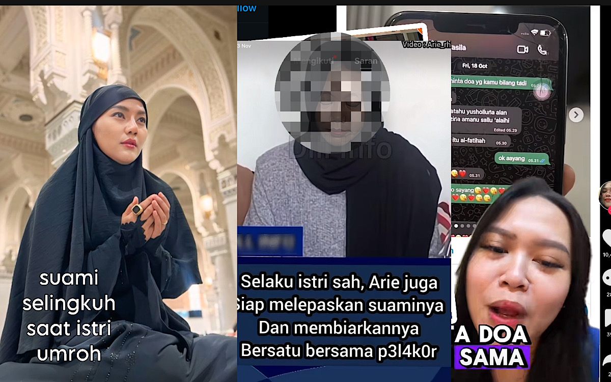 Cewek Ganggu Rumah Tangga Selebgram Arie Rieyanthie, Selingkuh Mode Agamis Bawa-bawa Kata Halal Haram