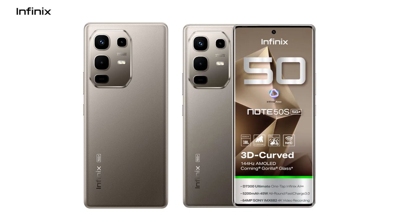 Infinix Note 50S 5G Tahan Terhadap Goresan dan Benturan Ringan dengan Layar Teknologi HDR! Ini Spesifikasnya