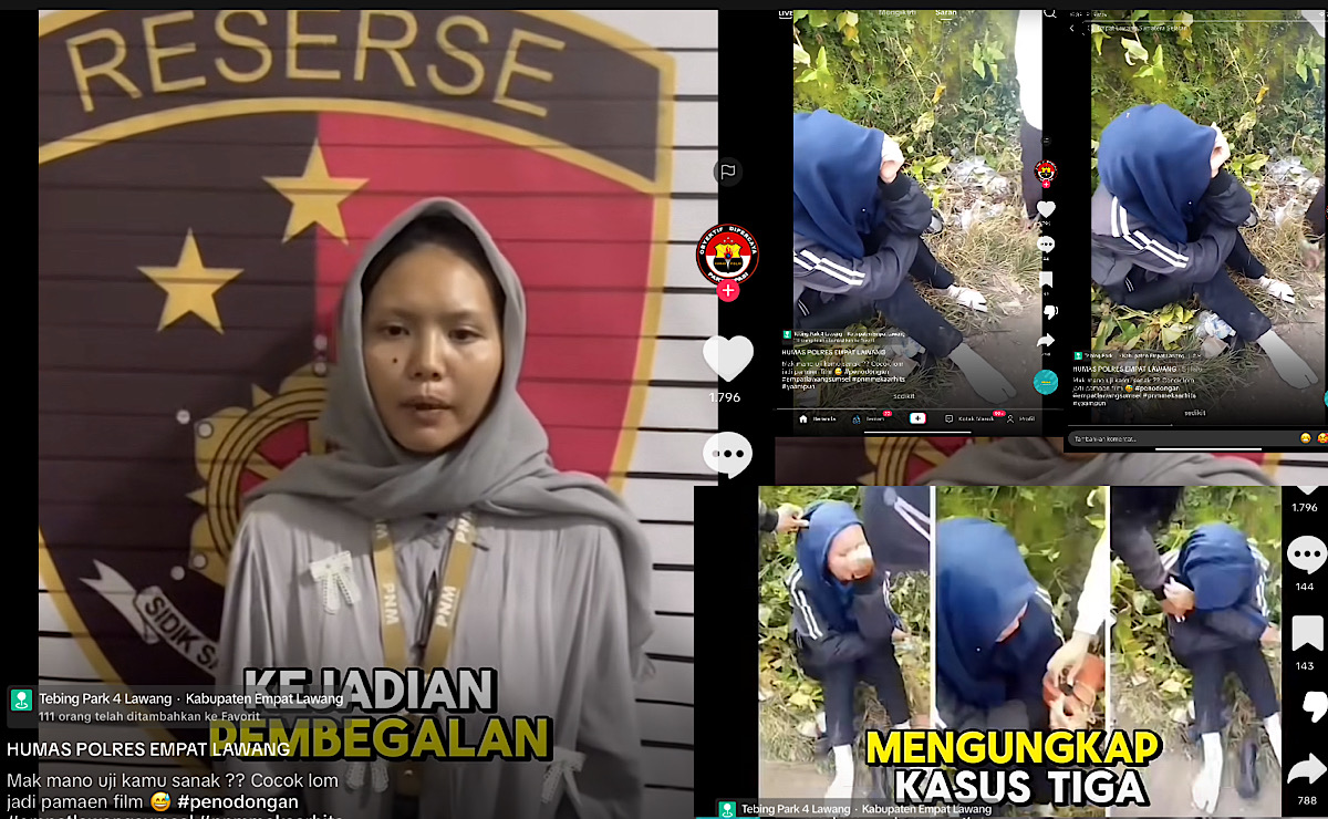 Ternyata Rekayasa Pegawai Wanita Bank Mekar Tebing Tinggi Dibegal Rp80 Juta, Cocok Jadi Artis Film
