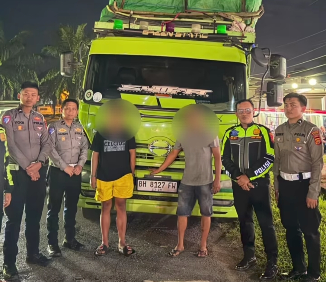 Satlantas Polres Ogan Ilir Berhasil Temukan Mobil dan Sopir Truk Fuso yang Terlibat Lakalantas di Tol Palindra