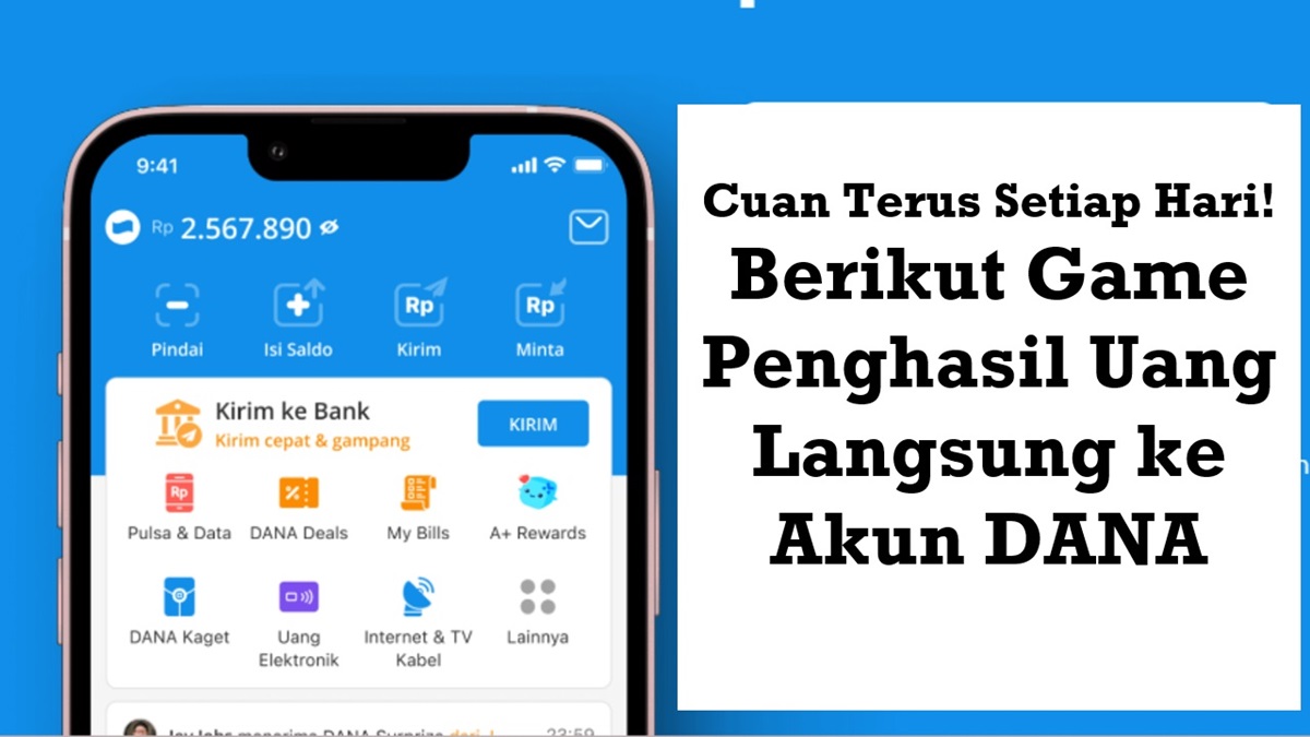 Cuan Terus Setiap Hari! Berikut Game Penghasil Uang Langsung ke Akun DANA