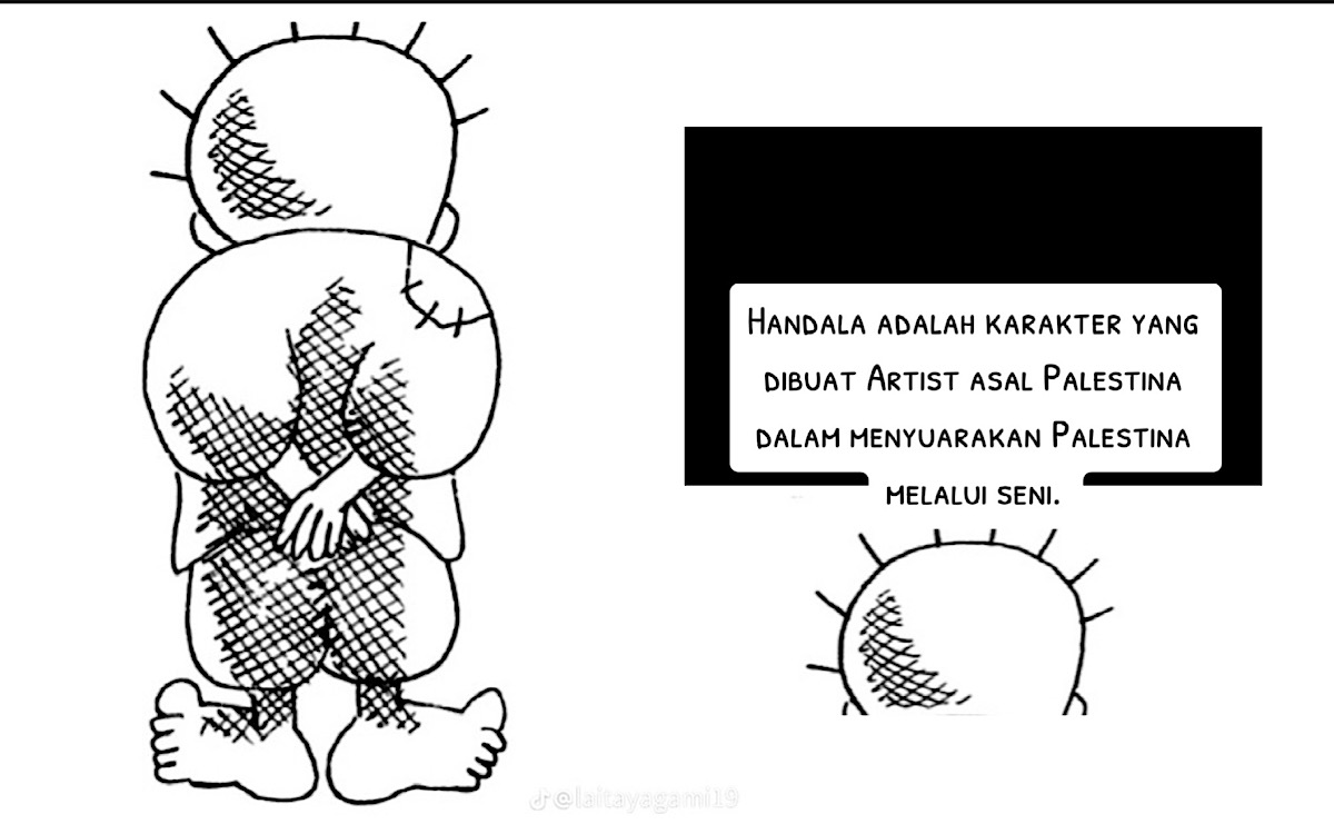 Seniman Manga Jepang Ramai Bikin Karakter Handala Karya Seniman Palestina, Ternyata Ini Tujuannya?