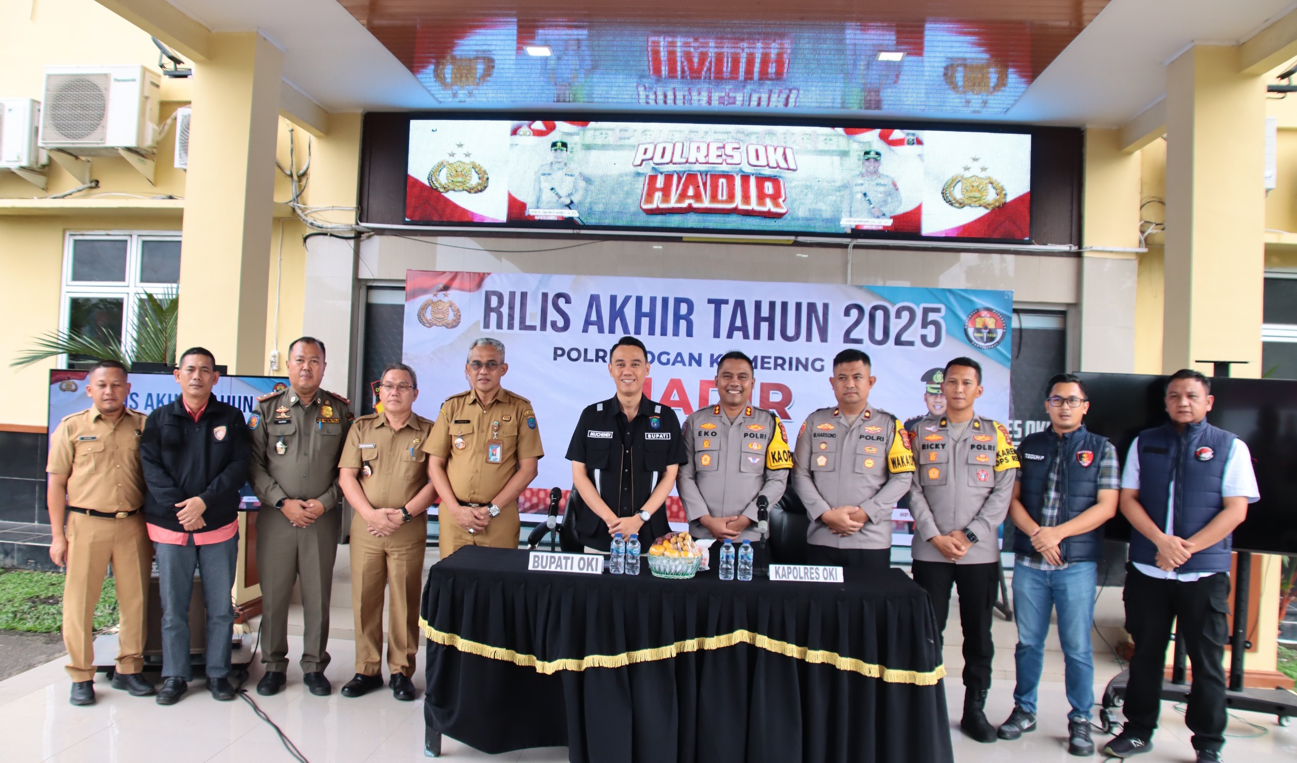 Polres OKI Ungkap Tuntas 15 Kasus Menonjol di Tahun 2025
