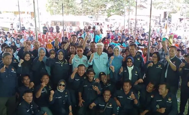 Silaturahmi dengan Tani dan Nelayan, MataHati Lantik Relawan Pemenangan Kabupaten Musi Rawas