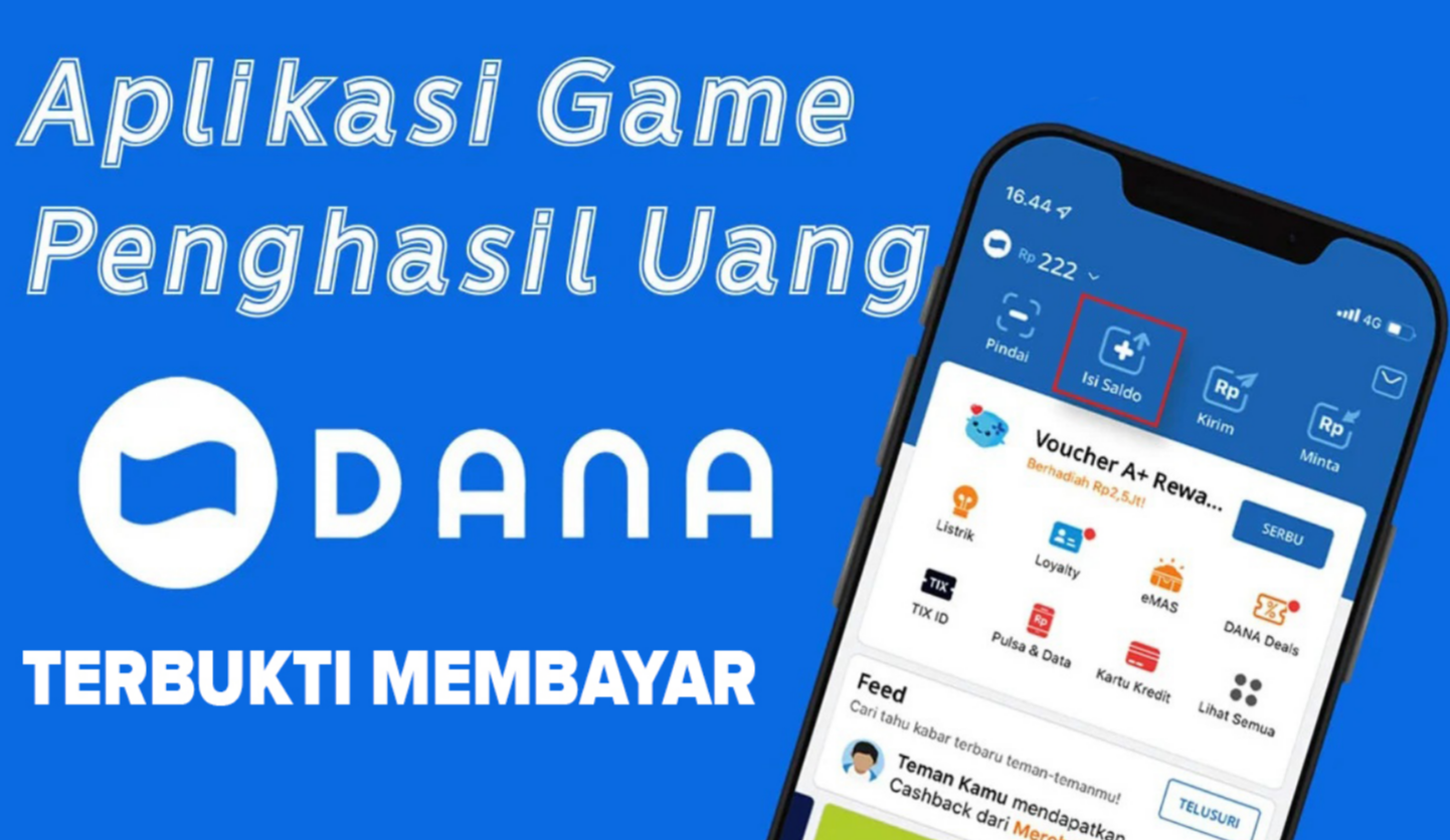 Sambil Rebahan Main Game! Cairkan Saldo DANA Gratis Rp100 Ribu Tiap Kali Dapat Poin