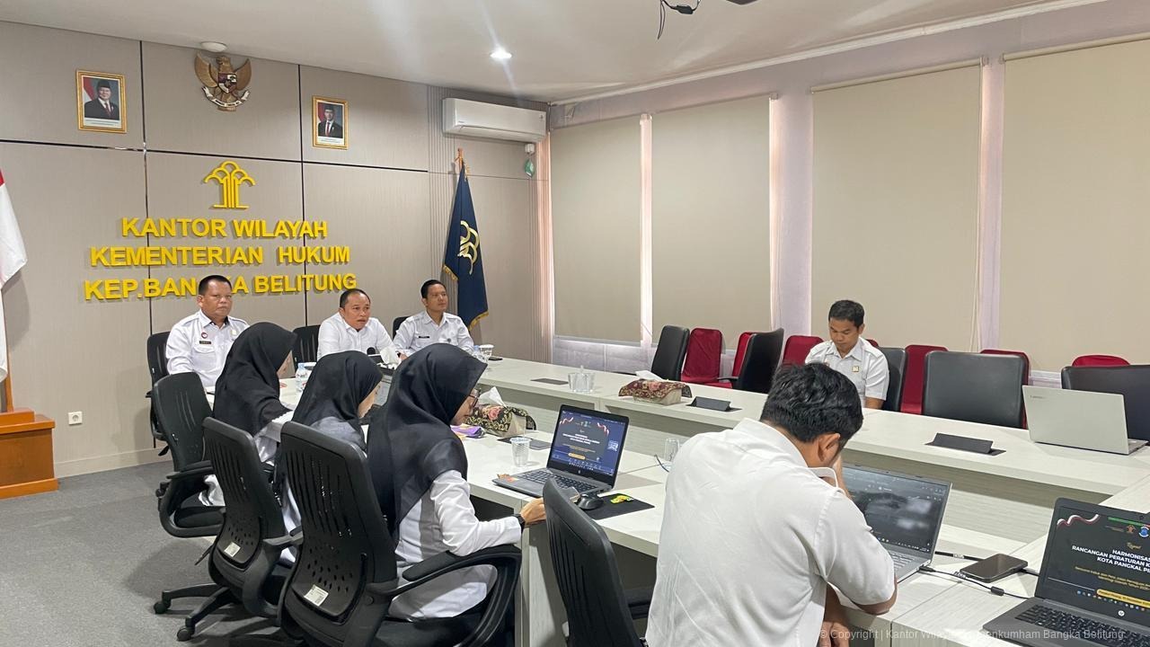 Dorong Riset dan Inovasi Daerah, Kemenkum Babel Harmonisasikan Ranperkada IPTEK