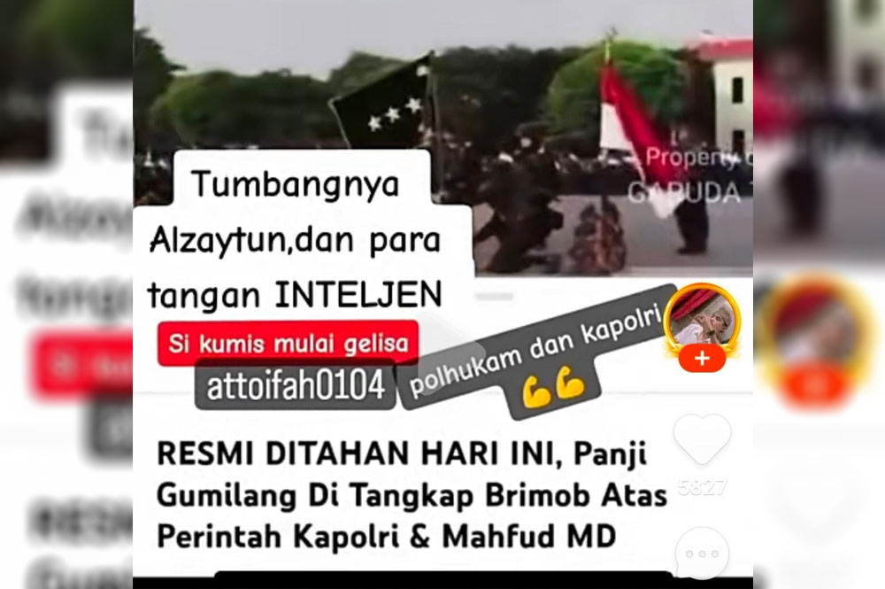 Dikabarkan Panji Gumilang Pentolan Ponpes Al Zaytun Indramayu Ditangkap Brimob, Cek Fakta Disini