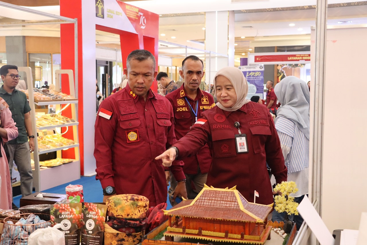 Legal Expo 2024: Pamerkan Karya Kreatif Warga Binaan di Palembang