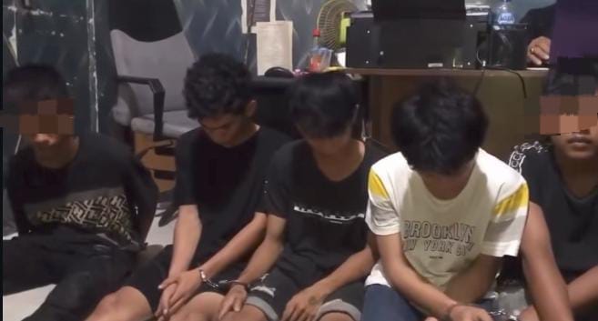 Dalami Keterlibatan Kasus Lain, Lima Remaja di Palembang Viral Palak Sopir Plat Luar Sumsel Diamankan