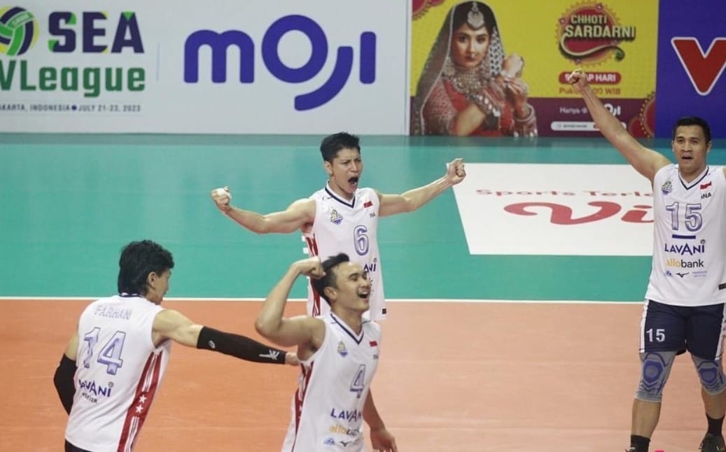 SEA V League 2023 Putaran I, Dendam Terbalaskan Usai Libas Thailand Tim Voli Indonesia Juara 