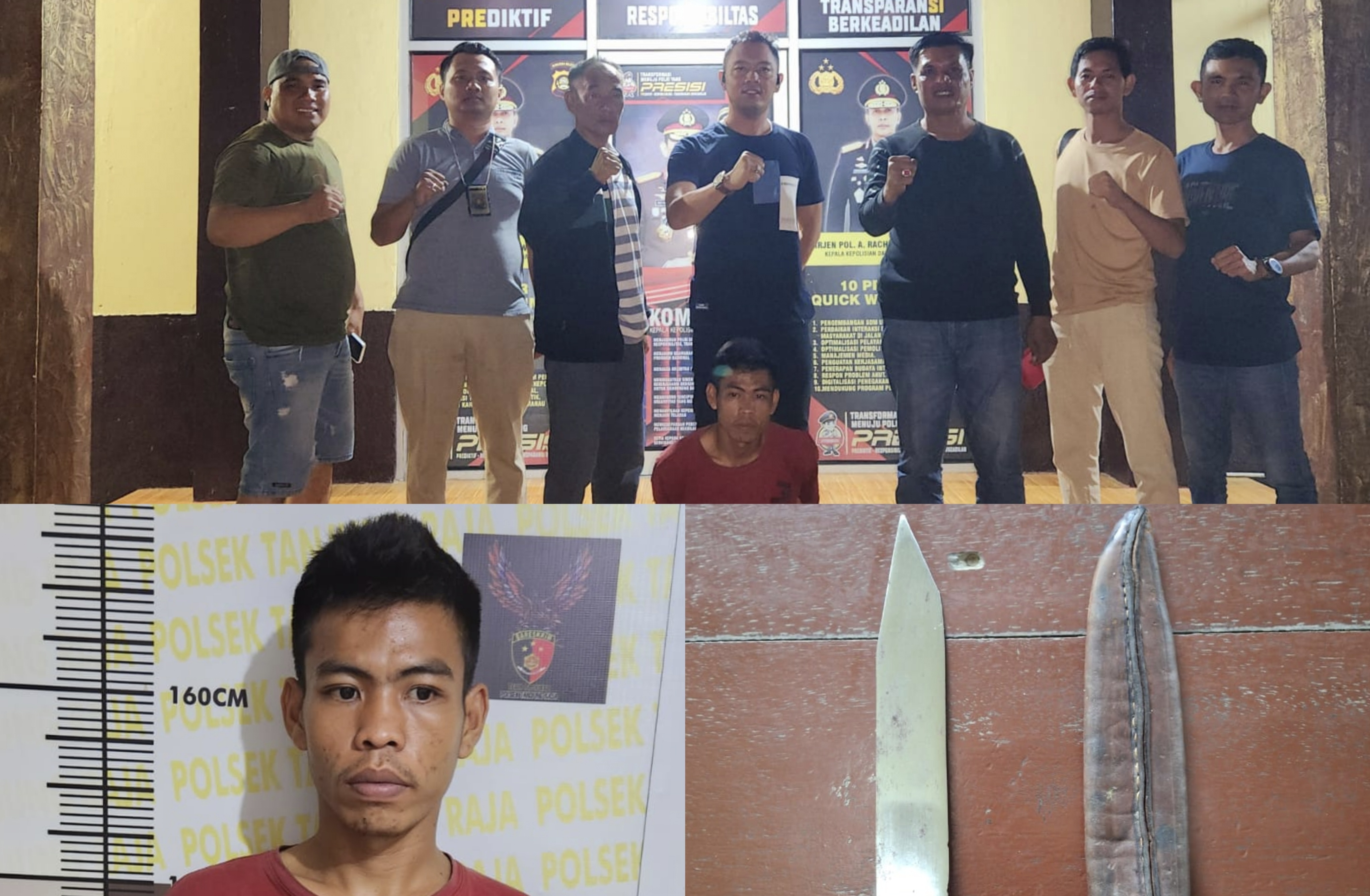 BRAVO! Polsek Tanjung Raja Ogan Ilir Kembali Amankan Pemalak Sopir Truk yang Sering Beraksi di Jalintim