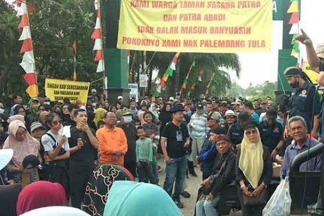 Bom Waktu Konflik Tapal Batas, Tolak Masuk Banyuasin, 3.000 Warga Palembang Ancam Golput